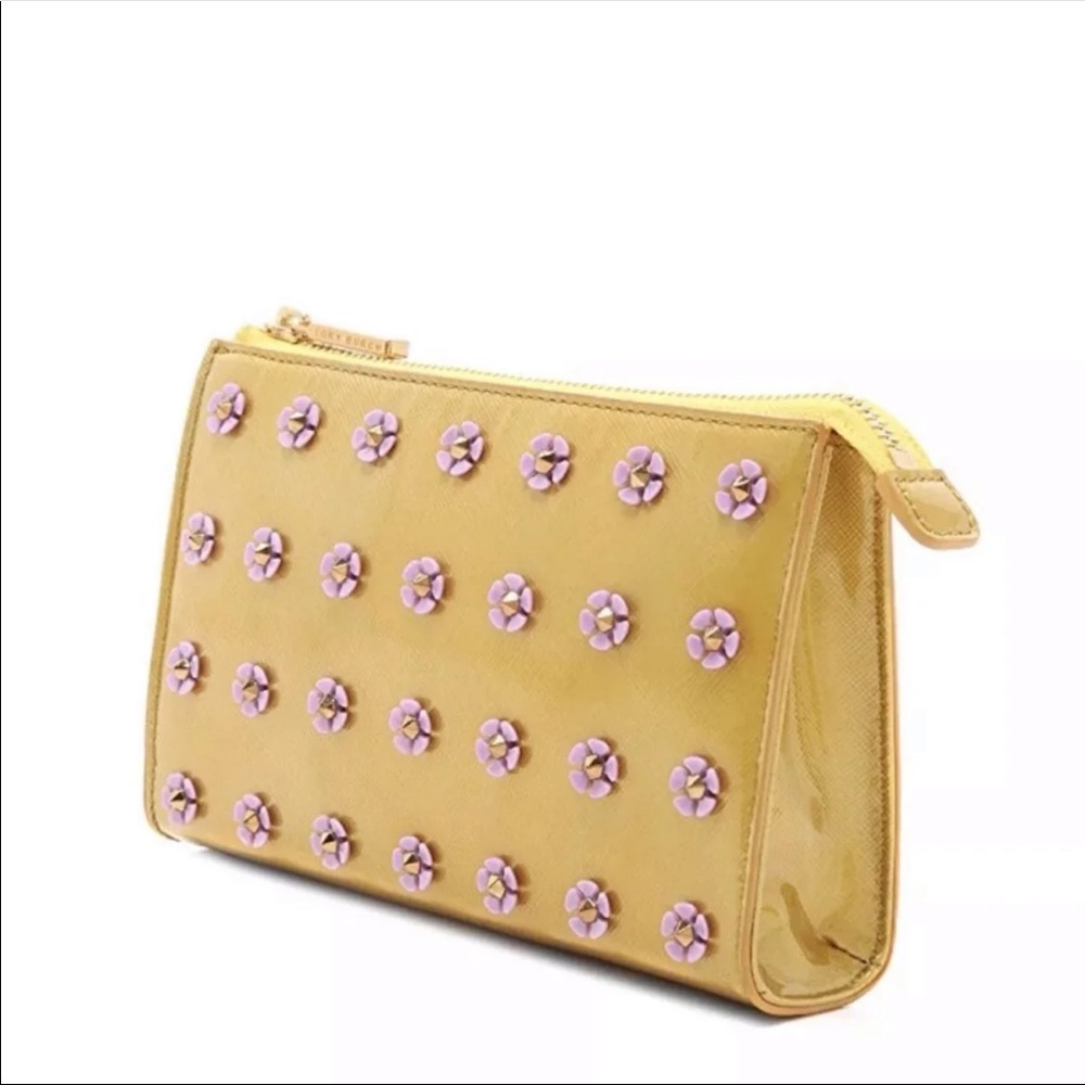 Tory Burch Flower spike clutch